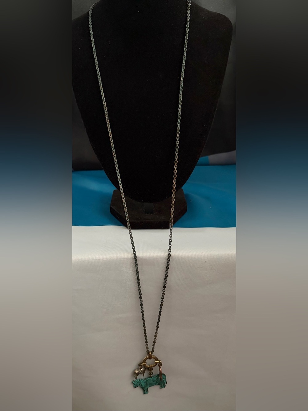 Vintage Barnyard charm necklace by Plunder - Necklace